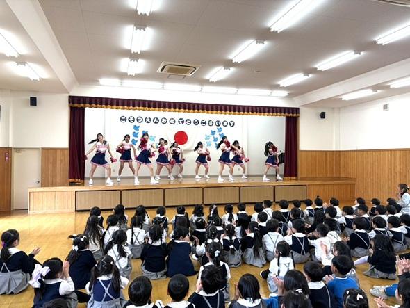 ☆お別れ会～チアリーディング部来園💛